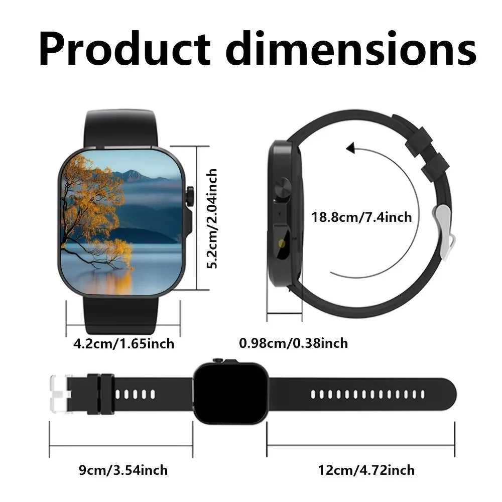 1.83-Inch Touchscreen Smartwatch, Bluetooth 5.4, Voice Assistant