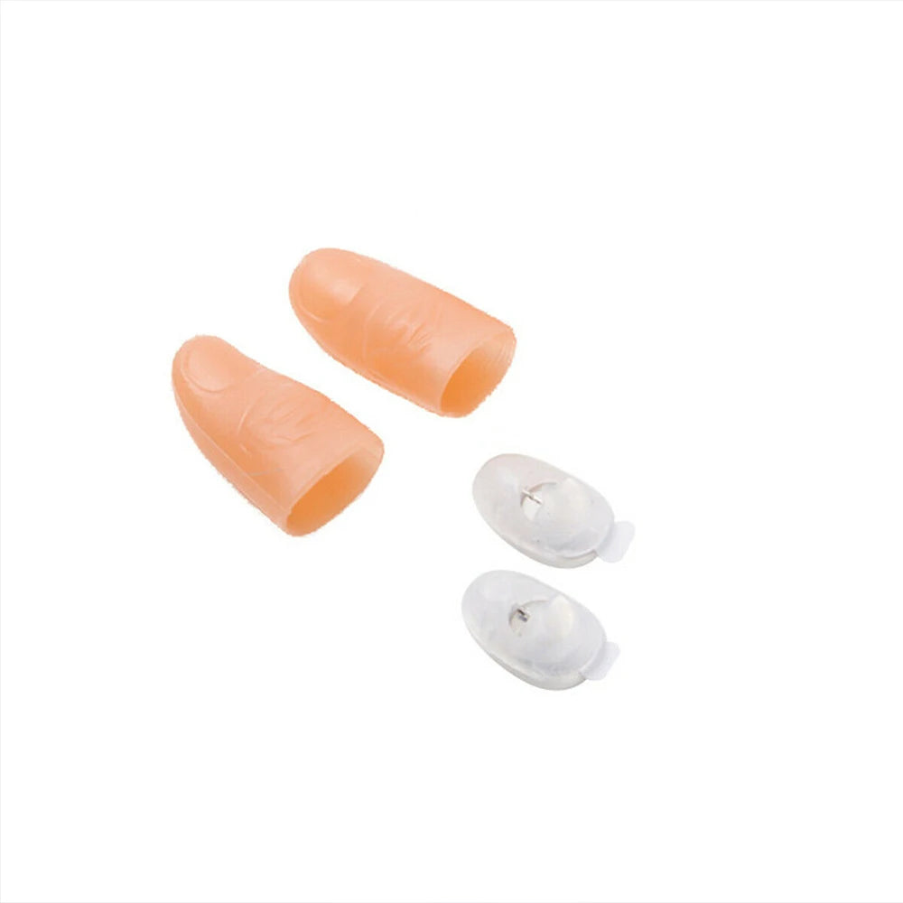  LED-fingerlys-magi- rekvisitter – 2, 4 eller 6 deler
