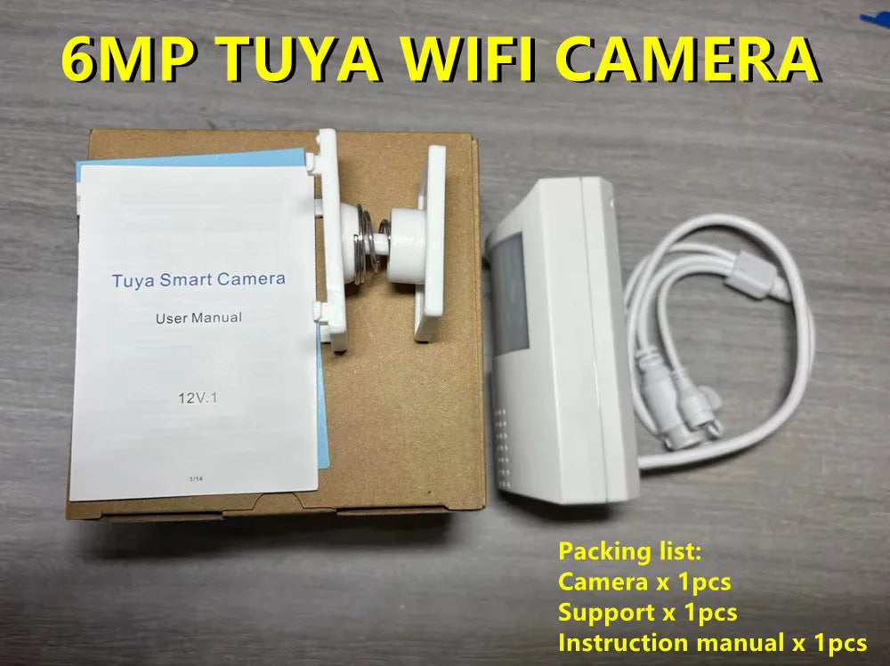 6MP WiFi Indoor IP Camera with Audio and Night Vision