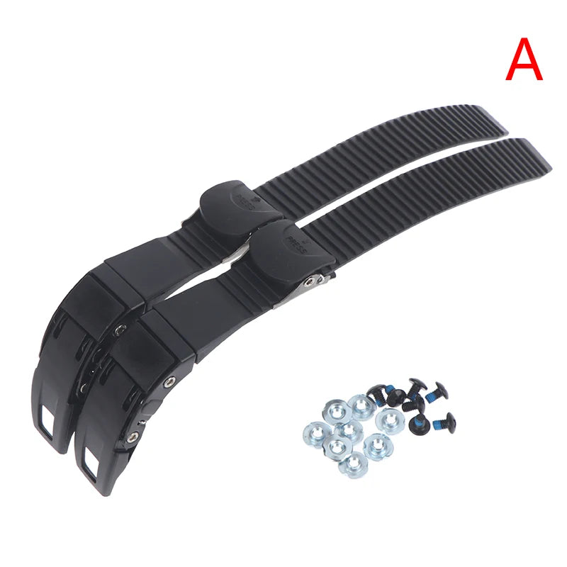 Replacement Inline Skate Buckle Straps, 2 Sets