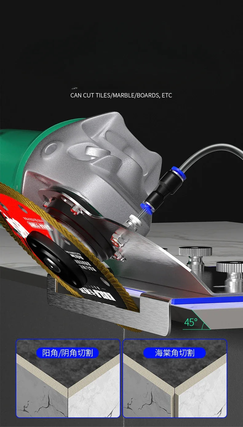 45° Tile Chamfering Guide for 100-Type Angle Grinders