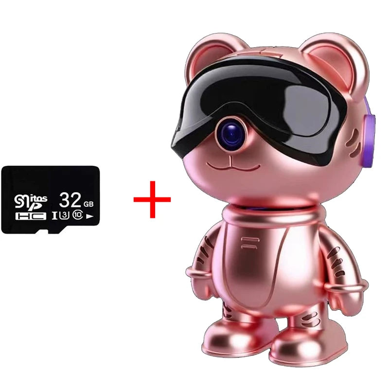 Caméra de surveillance intérieure sans fil 5MP WiFi Vision nocturne PTZ Son à deux voies Protection de sécurité HD Smart Home P6 Slite Robot Cam