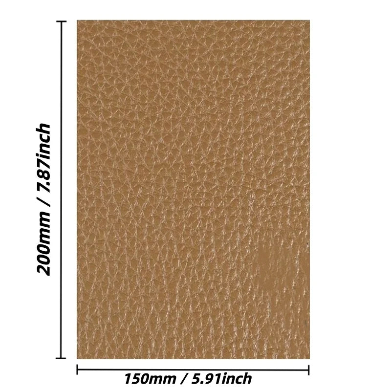 5 Pieces of Mixed-Color Cow Leather Scraps for DIY Leather Crafts, Different Colored Leather Materials