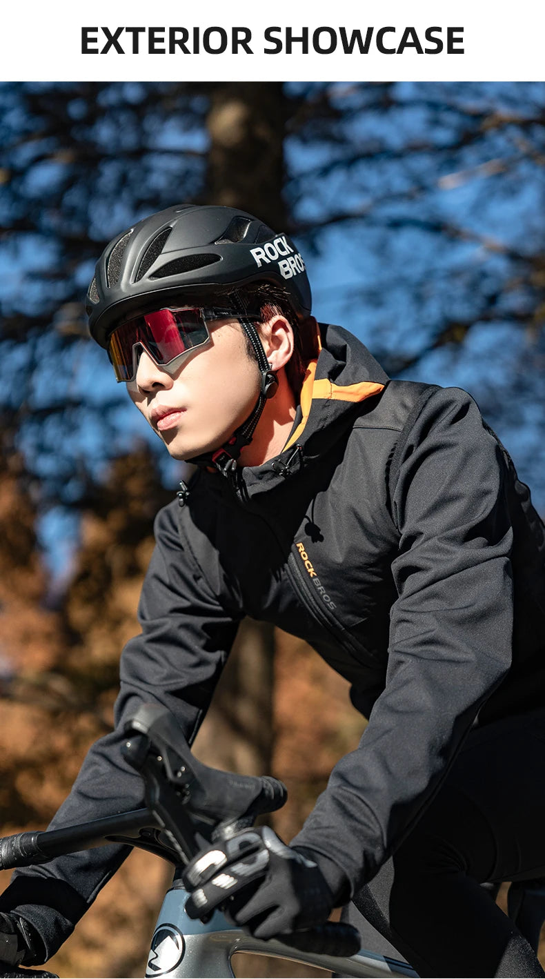 Winter Thermal Cycling Vest Windproof Fleece Sleeveless Jacket