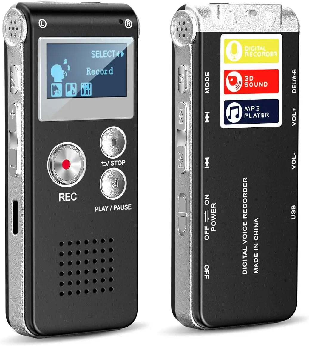 Cheap and user-friendly digital recorder, supporting up to 1536kbps. Mini recorder upgraded to MP3 and USB, with playback functi 