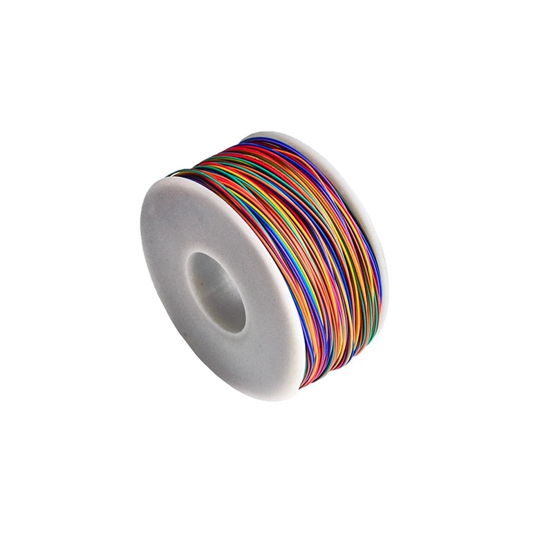 Värikoodattu hyppylanka, 30 AWG, 250 m:n rulla