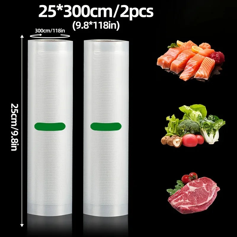 Textured Vacuum-Sealer Rolls, Width and Pack Options