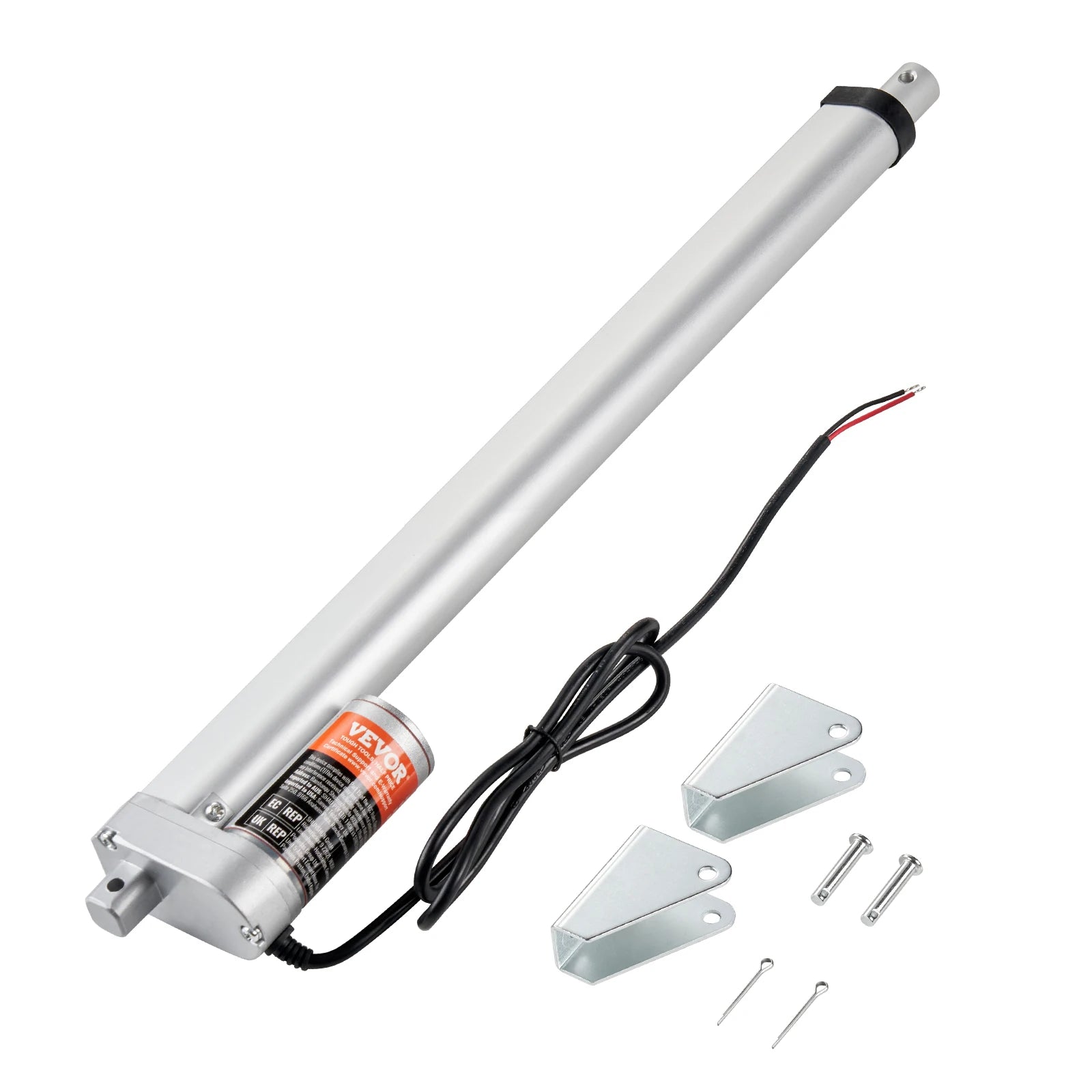 SucceBuy Linear Actuator 12V 400mm High Load 330lbs/1500N Linear Actuator 0.19"/s Linear Motion Actuator with Mounting Bracket