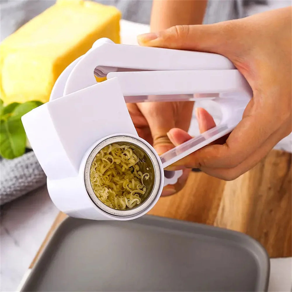 Hand-Cranked Rotating Cheese Grater Creative Kitchen Cheese Shredder Multi-functional Cheese Grater for Kitchen 