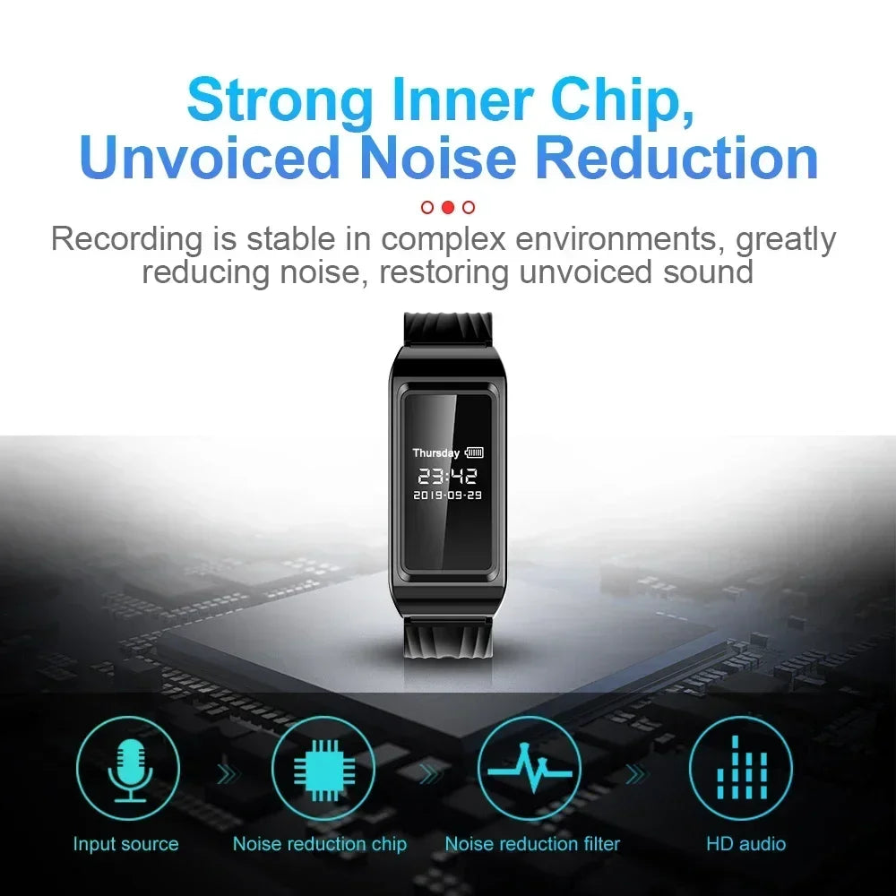 8-64GB Mini Voice Video Recorder 1080P DV Professional Digital Bracelet Dictaphone Portable Home Smart Small Security Camcorder