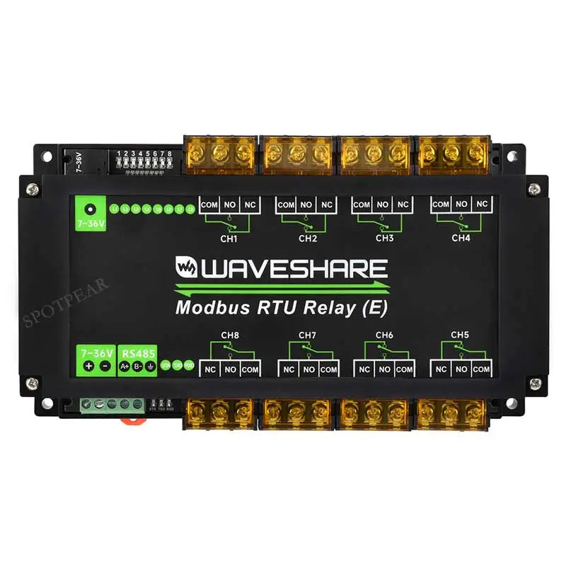 Eight-Channel Modbus RTU RS485 Relay Module
