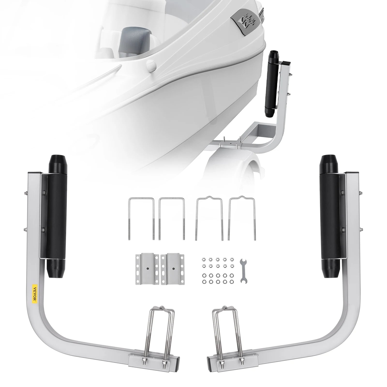 Verstelbare Verzinkte Boottrailer Leidingspalen (2 STUKS)