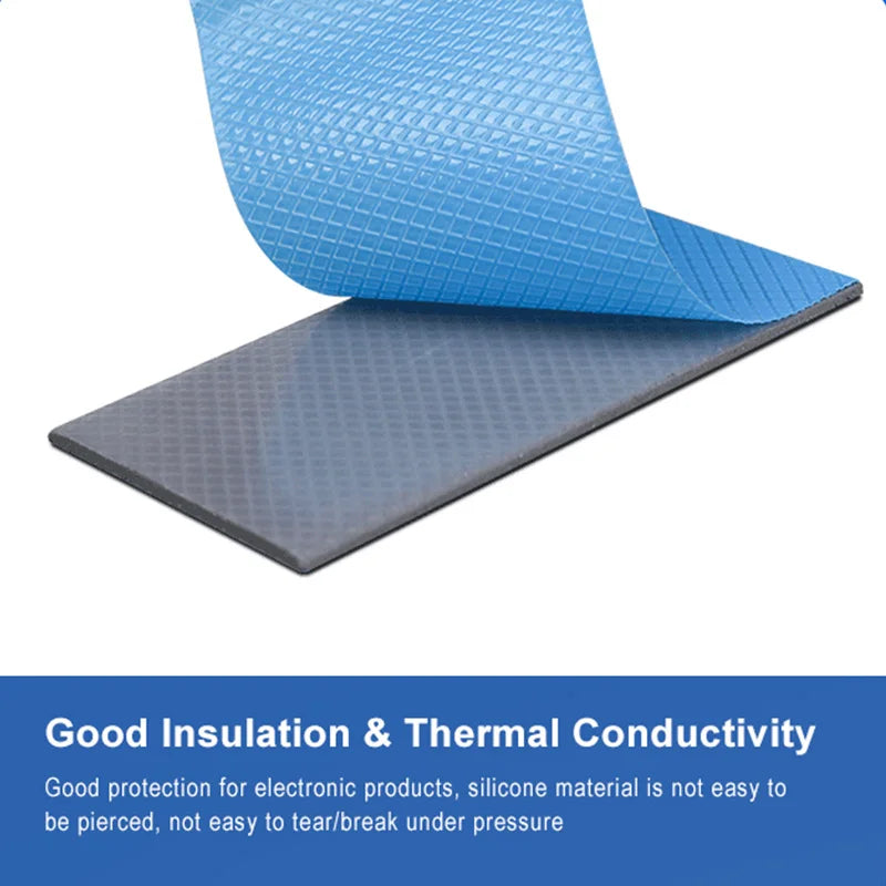 Soft 21W/mk Thermal Pad for CPU GPU Heatsink Cooling Conductive Silicone Pad High Performance Thermal Silicone Pad for PS4 SSDs