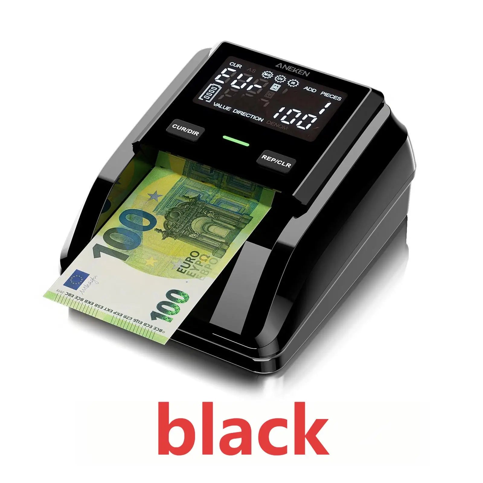 Counterfeit Bill Detector with 2.8 Inch Screen and Total Value Display