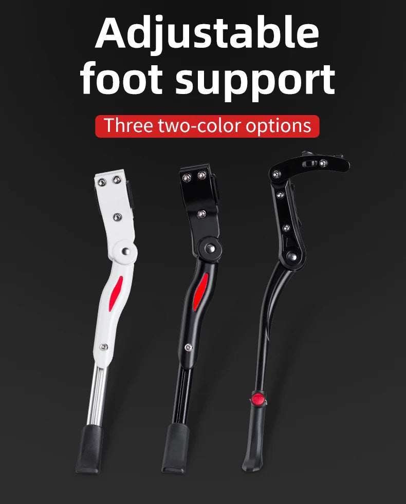 Adjustable Bicycle Kickstand Aluminum Alloy Stable Bike Support Stand