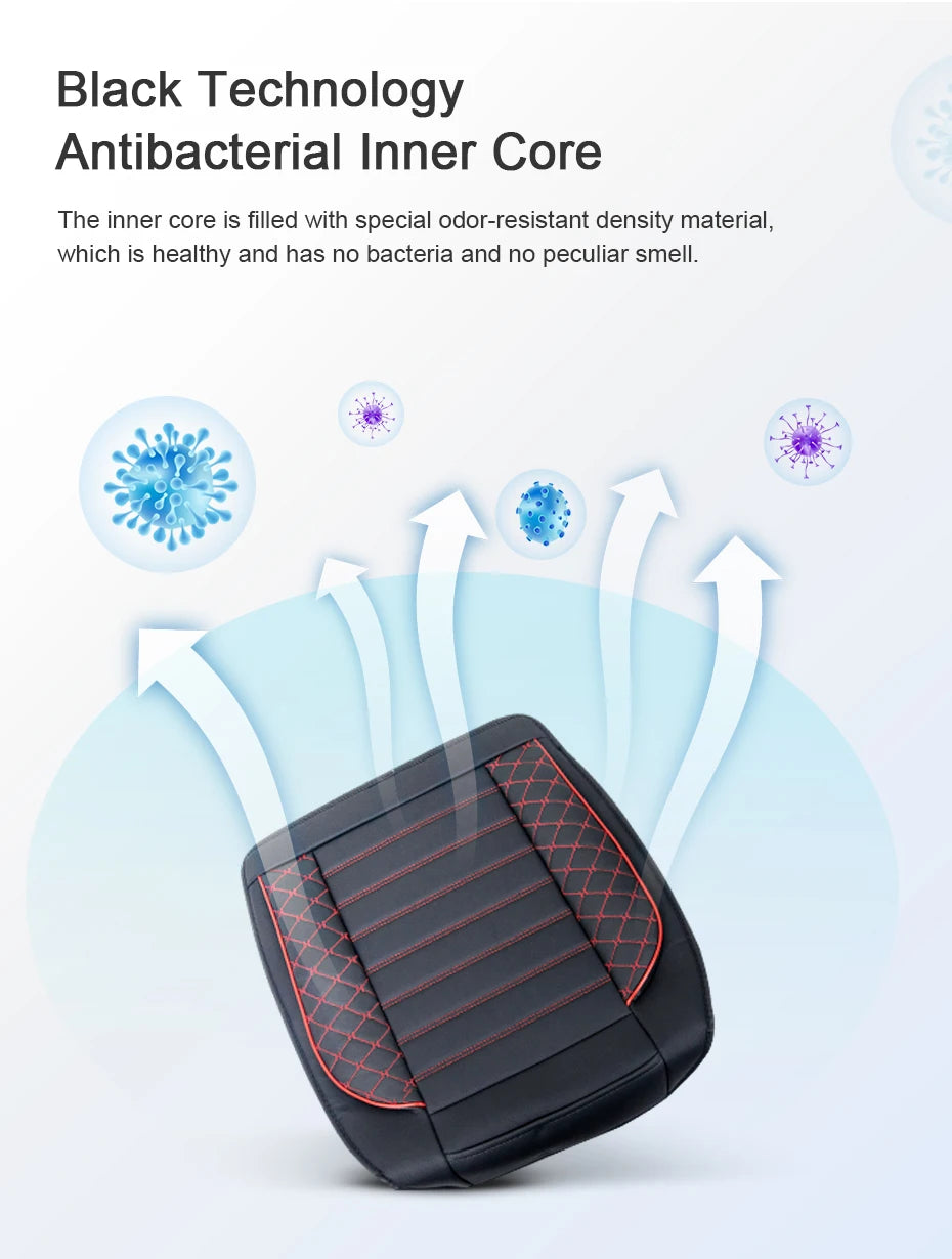 SEAMETAL 1Pc Beige Car Seat Cover Thicken Vehicle Seat Cushion Luxury Full-Wrapped Chair Protector Universal for Most Car Models