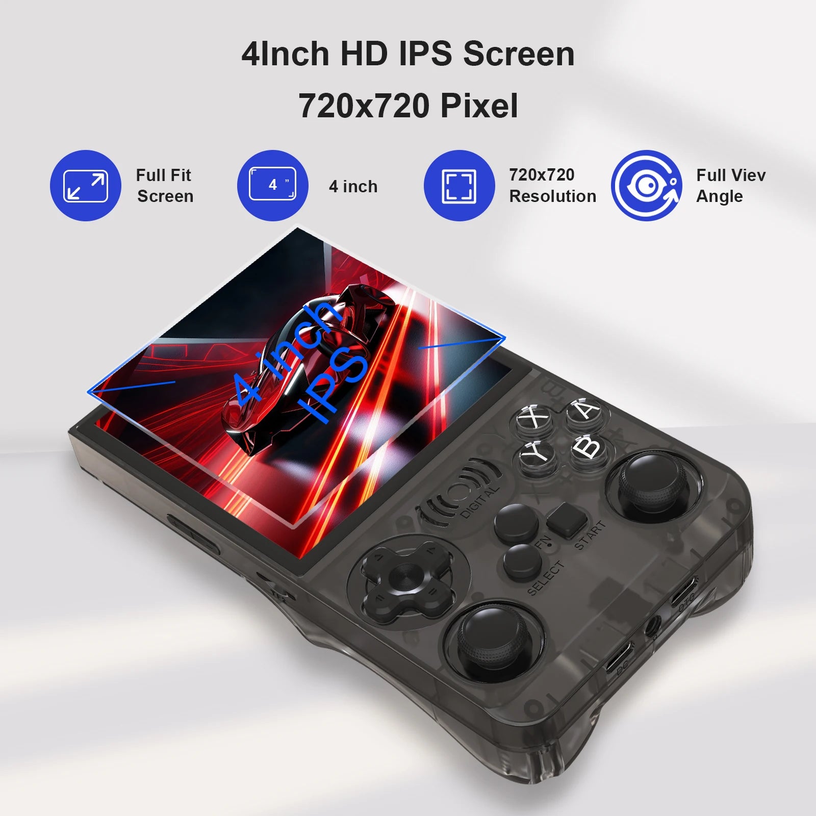 Retro Handheld Video Game Console 4.0 Inch IPS Screen 16000 Games Linux Portable Pocket Player