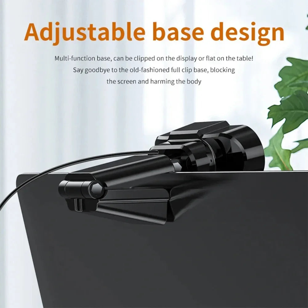 1080P HD USB Webcam with Microphone, Auto Focus, Plug and Play
