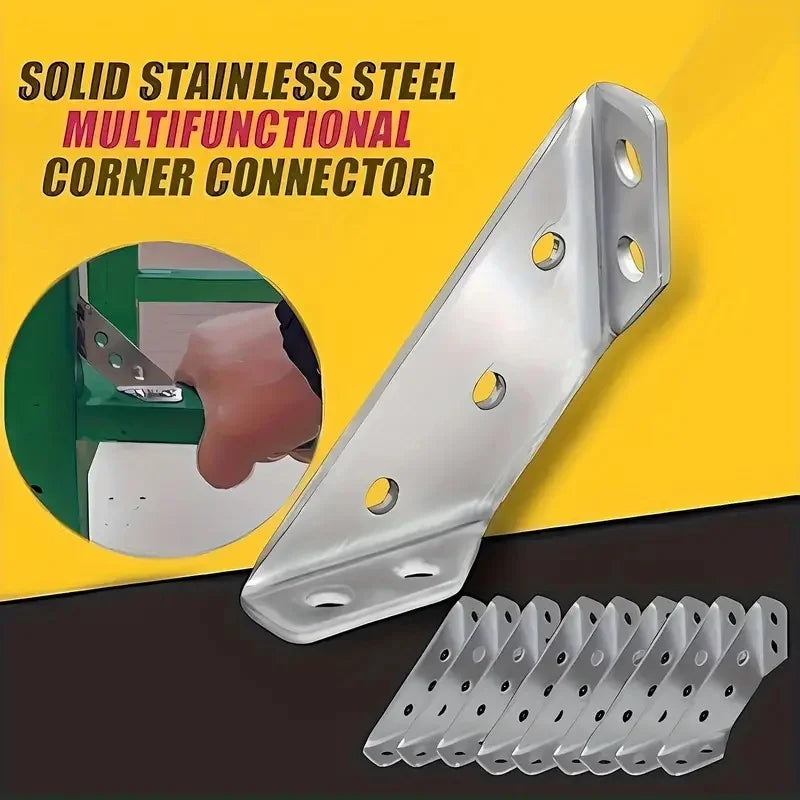 90-Degree Metal Corner Braces with Screws