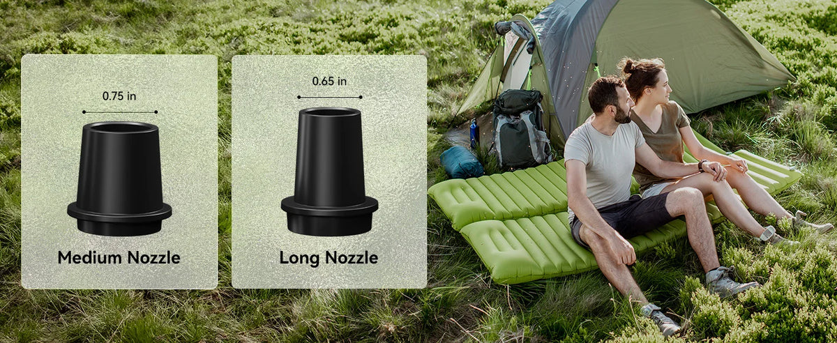 WOLFBOX MFMINI luftpump trådlös kompressor camping uppblåsbar deflate säng mattor flytande livboj bärbar utomhus inflator pump