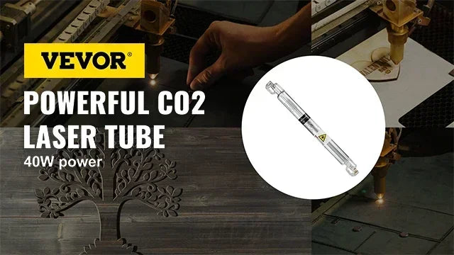 CO2 laserová trubice 40W–150W skleněná trubice pro gravírovací a řezací stroje