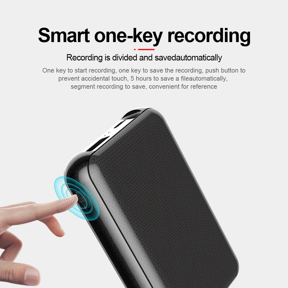 5000mAh Mini Power Bank Recorder Digtal Voice 8/32G Sound Record Activated Professional Large Capacity Storage MP3 Recording Pen