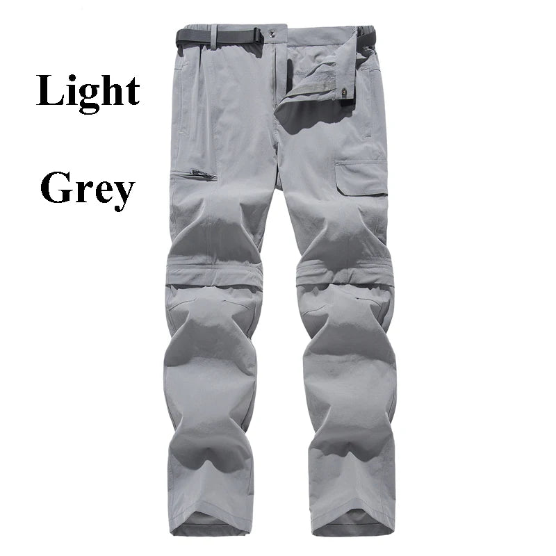 Pantalon de randonnée pour homme Fanuocetar amovible, sèche rapidement, camping, trekking, activités outdoor, pantalon stretch résistant aux rayures