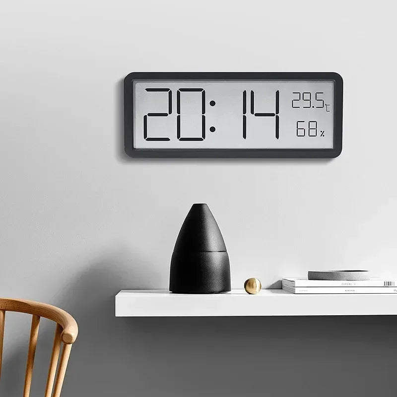 Digital Wall and Desk Clock with Climate Display