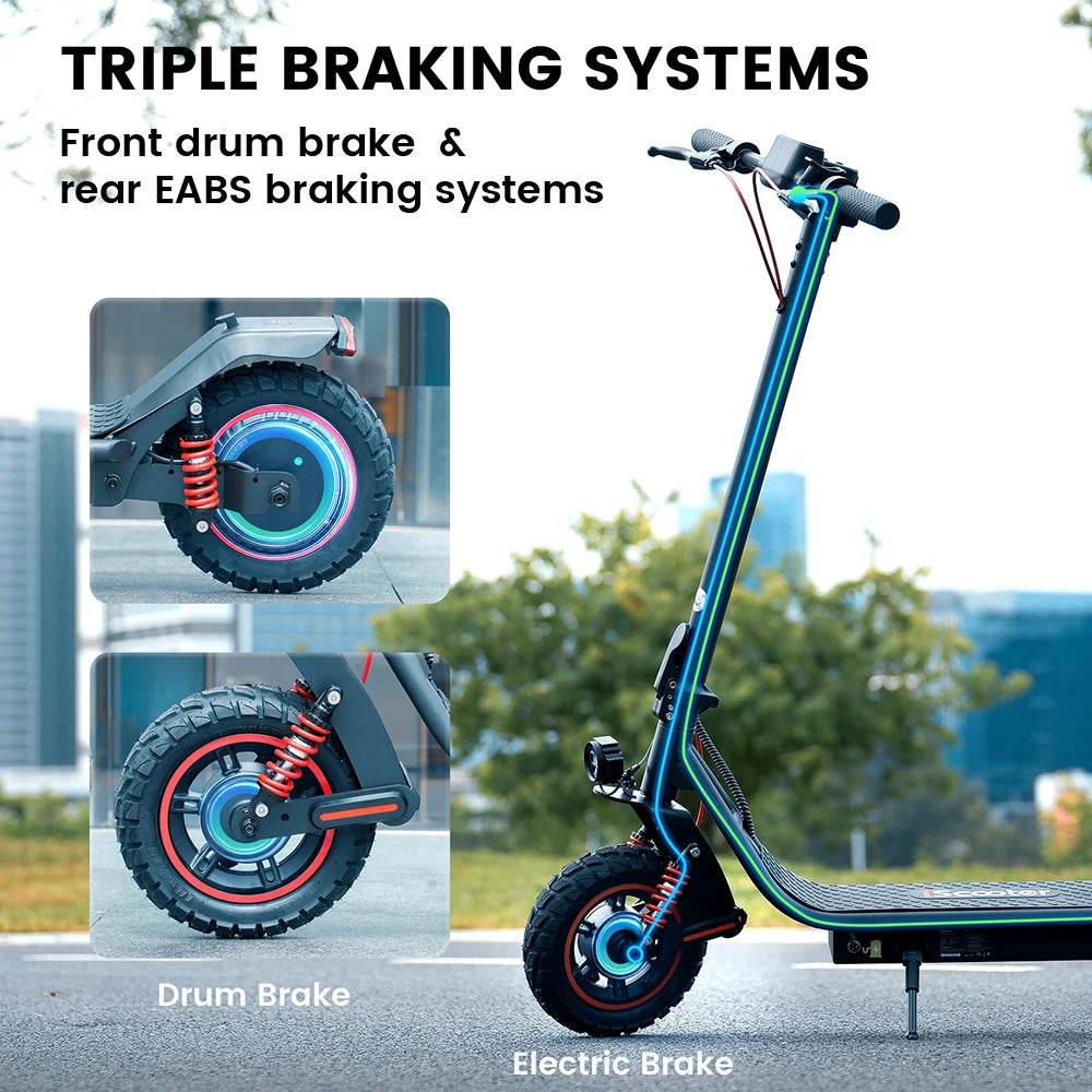 iScooter i10Pro Electric Scooter with Long-Range Power