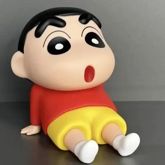 Kawaii Crayon Shin-Chan Boochan Phone Holder Desktop Anime Ornaments Watching Tv Cartoon Phone Support Cute Doll Girls Gifts 