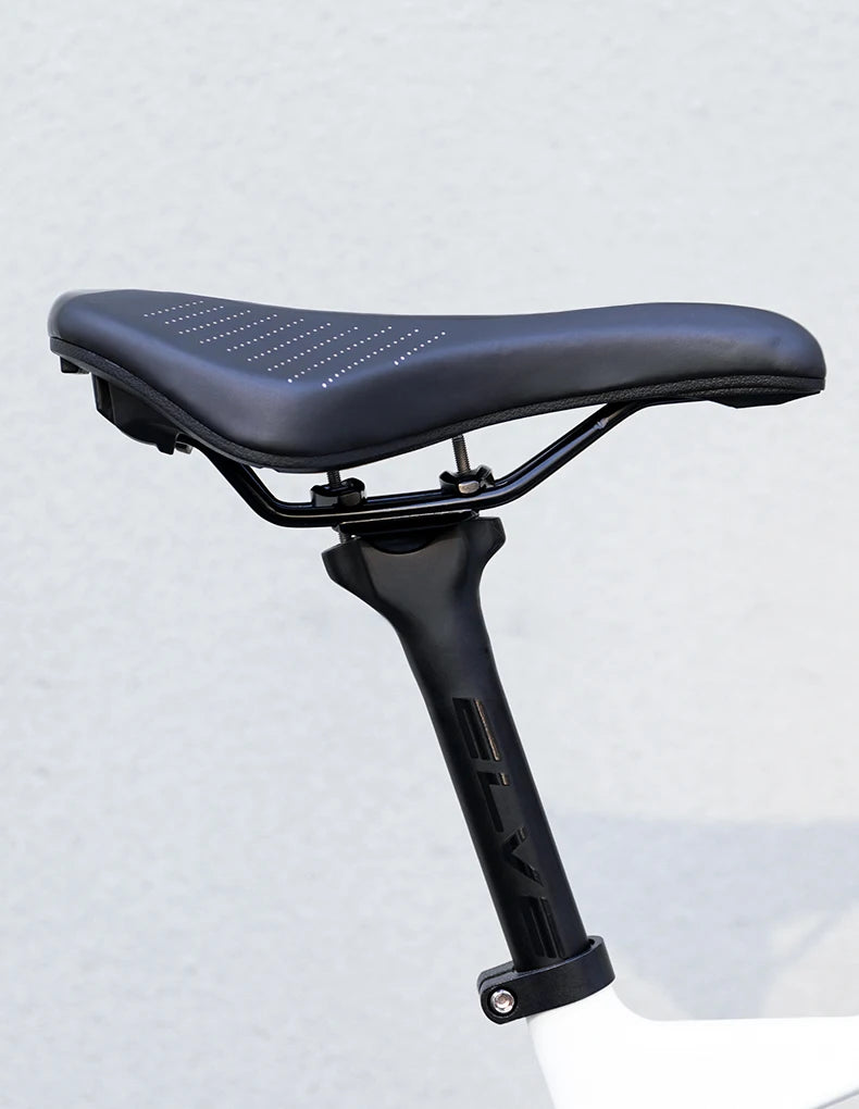 Breathable Bicycle Saddle with Ergonomic Cutout for Long Rides