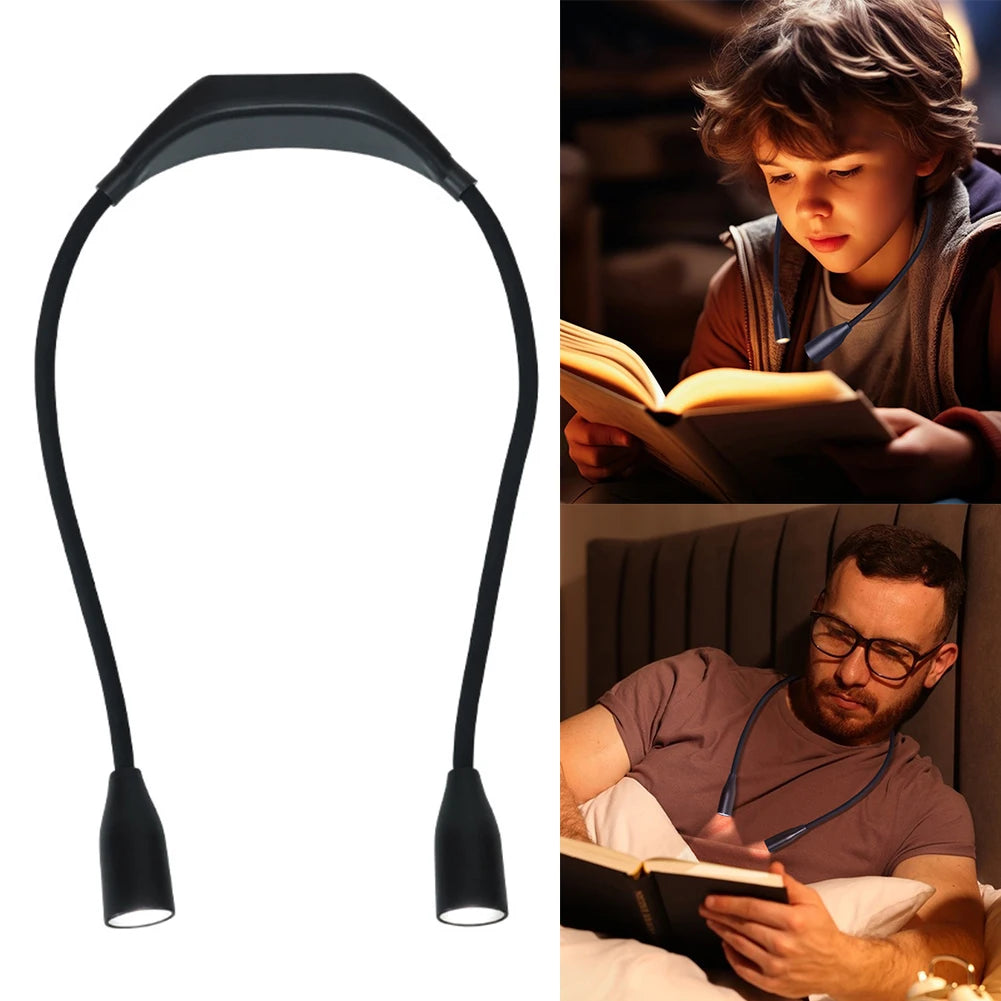 Luz de lectura LED flexible para el cuello