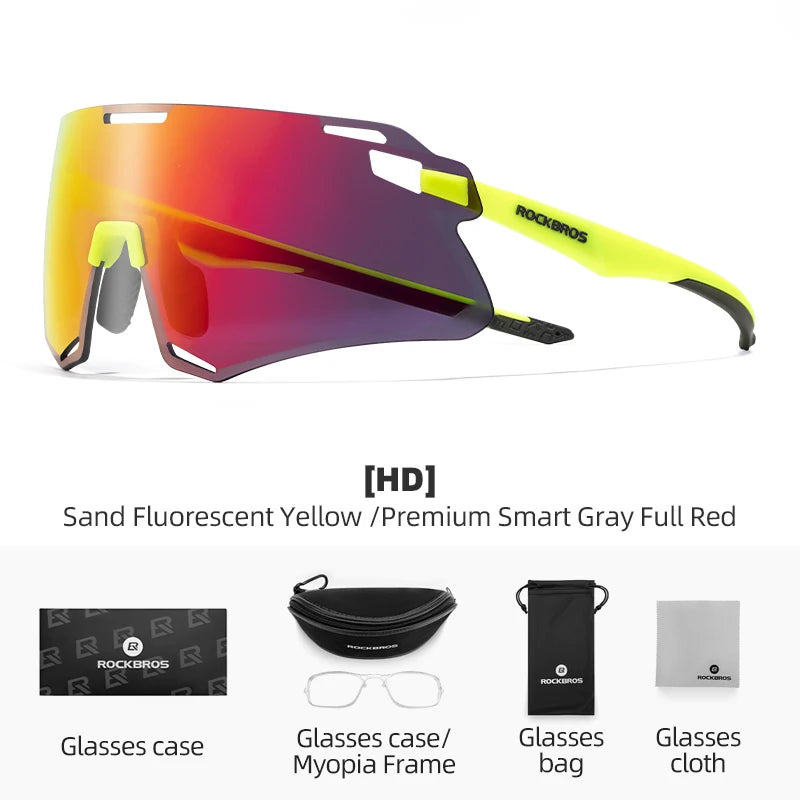Photochromic Cycling Glasses with TR90 Frame