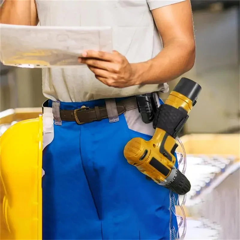 Waist Tool Holster with Belt Hook for Drill and Hand Tools