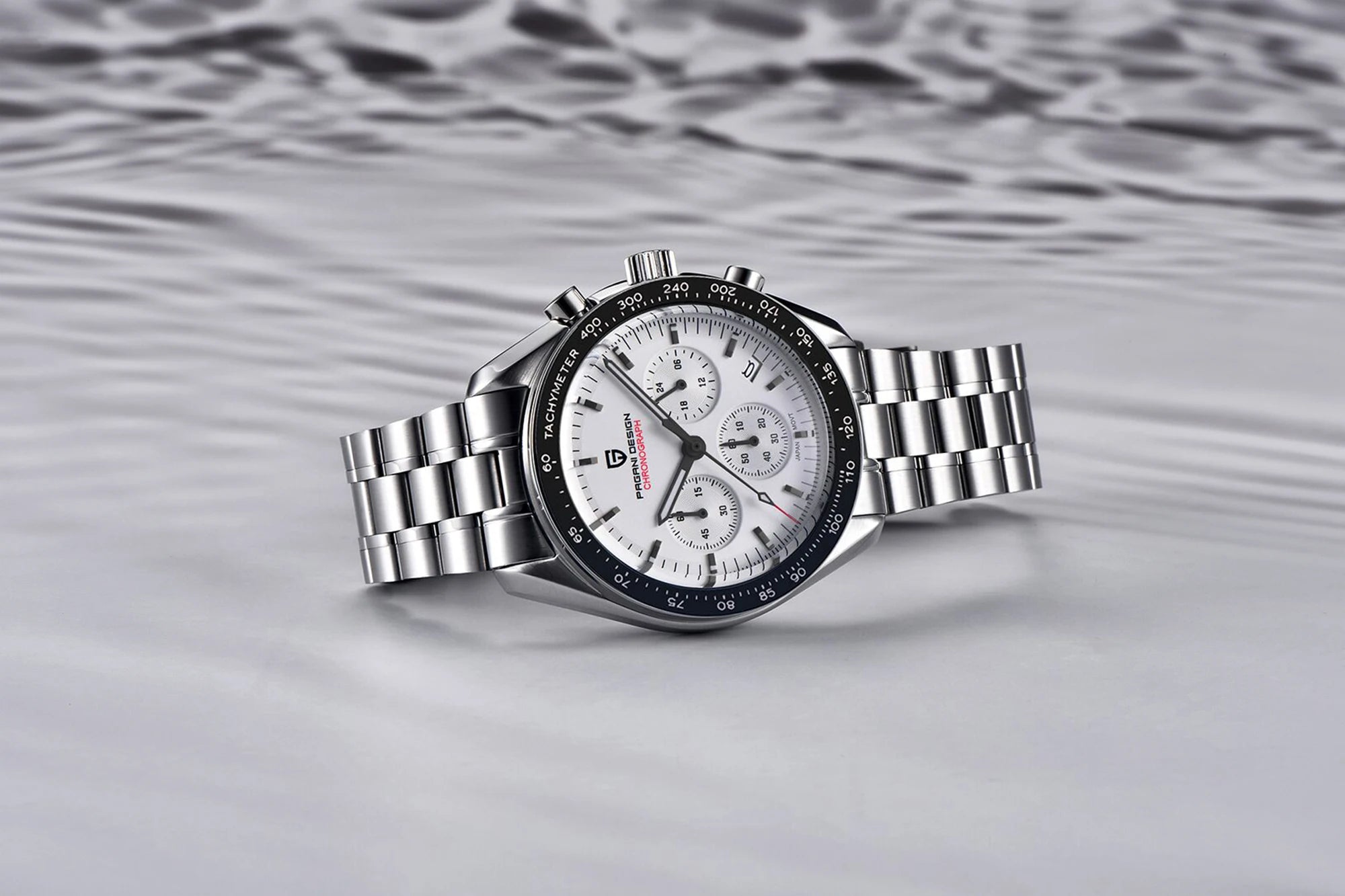 Pagani Design Chronograph Quartz Watch Men's Sapphire Steel 100M