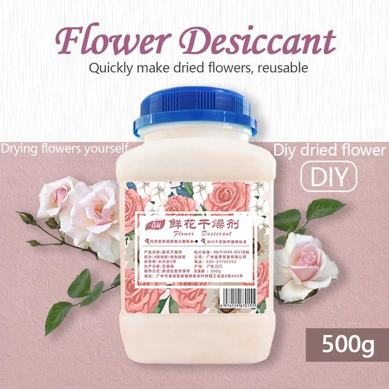 Silica Gel Flower-Drying Desiccant, 500 g