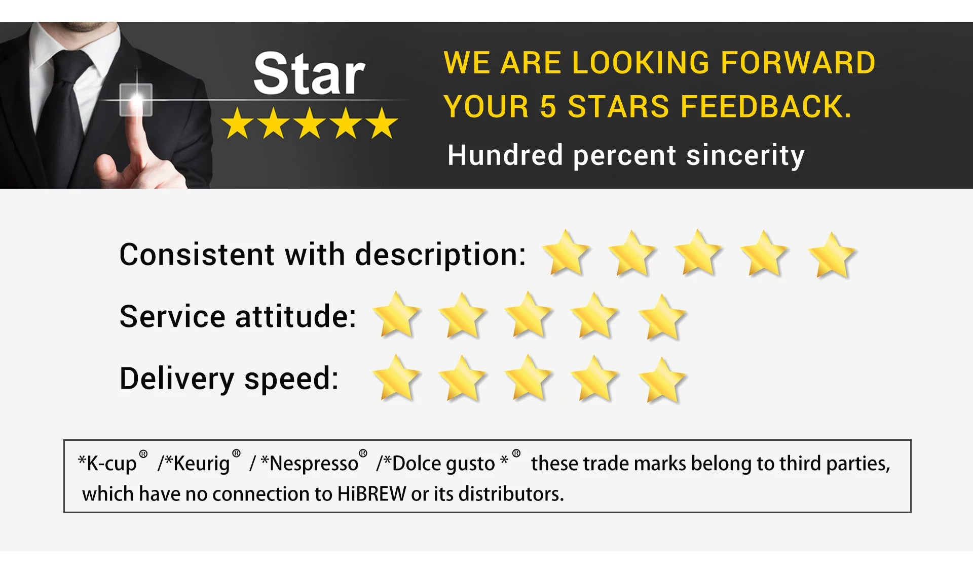 HiBREW 6‑in‑1 Capsule Coffee Machine for Hot & Cold Espresso