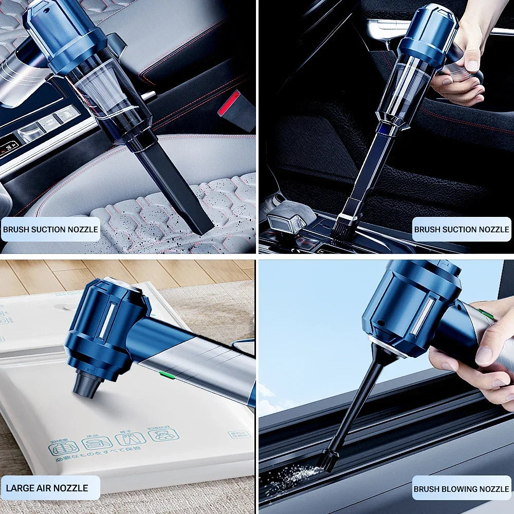 SZUK Car Vacuum Cleaner  Wireless Cleaner Handheld  Mini Vacuum Cleaner Cordless Strong Suction Cleaning Machine Robot Vacuum 