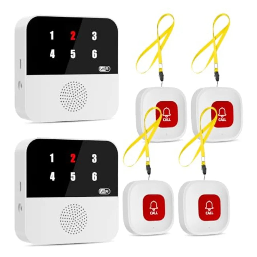 Wireless Caregiver Call Button System for Home and Nursing Care