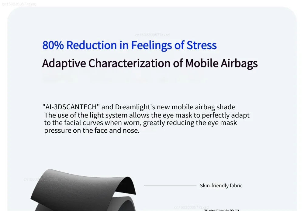 Xiaomi Dreamlight 4S Eye Mask Sleep 3D Stereoscopic Sleep Aid for Men Women Adult for Sleeping Block Out Light Travel Blindfold 