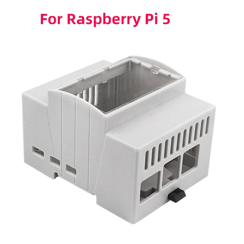 DIN-Rail ABS Cases for Raspberry Pi 3, 4 & 5