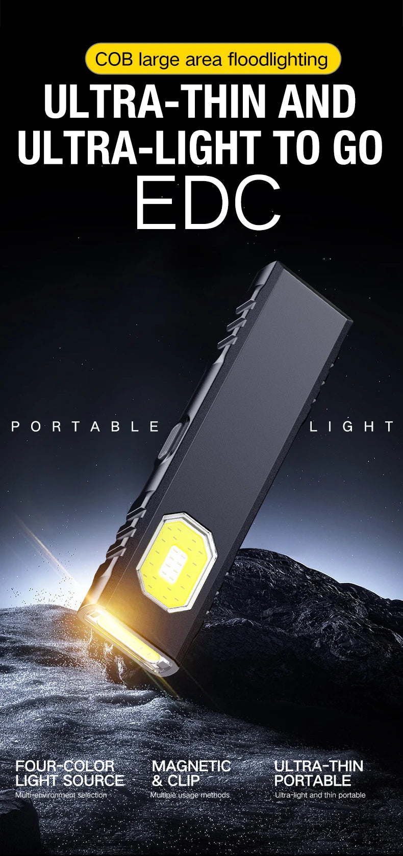 Mini Clip-On Work and Warning Light