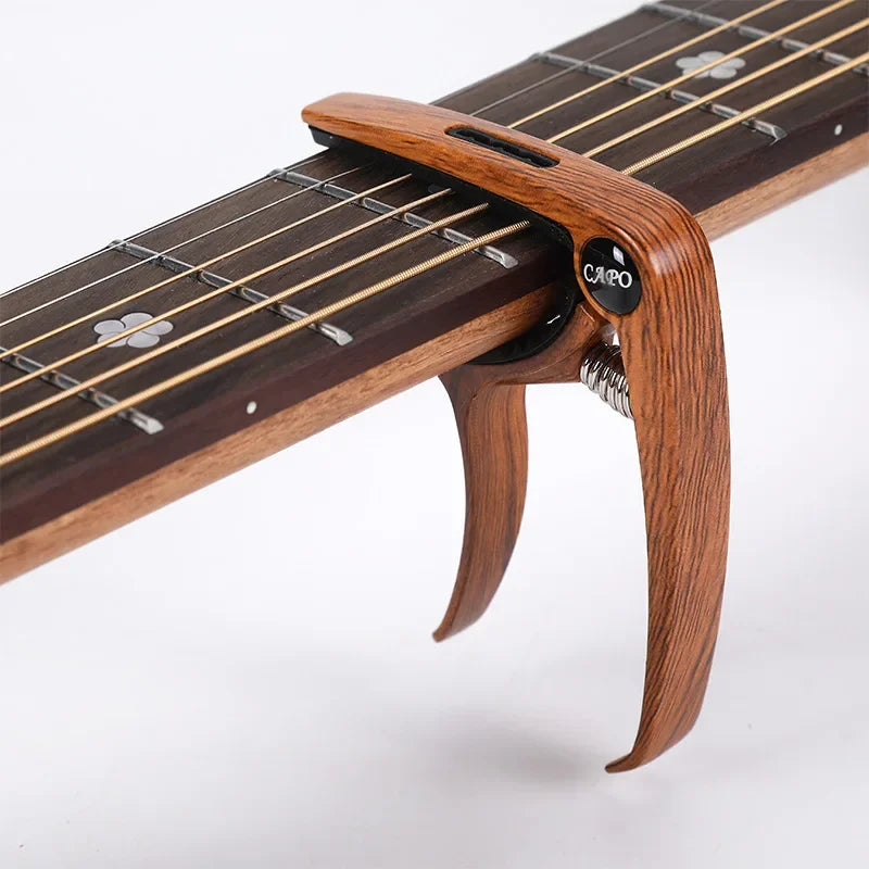 Metal Guitar Capo with Pick Holder