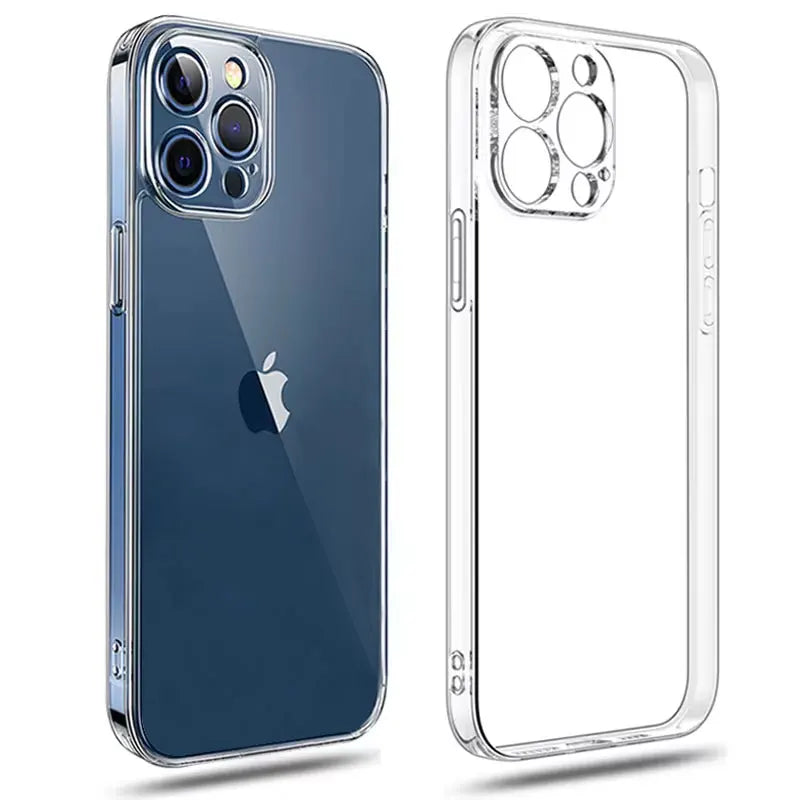 Ultra Thin Clear Phone Case For iPhone 11 12 13 14 15 16 17 Pro X XR XS Max Mini 7 8 Plus Silicone Soft Transparent Back Cover 