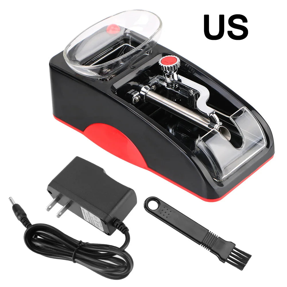 110V/230V Electric Automatic Cigarette Rolling Machine Cigar Roller Smoking Tool EU US Plug Injector Maker DIY Accessories 