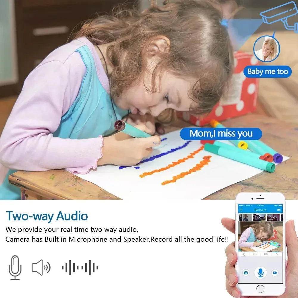 5MP WiFi PTZ Security Camera