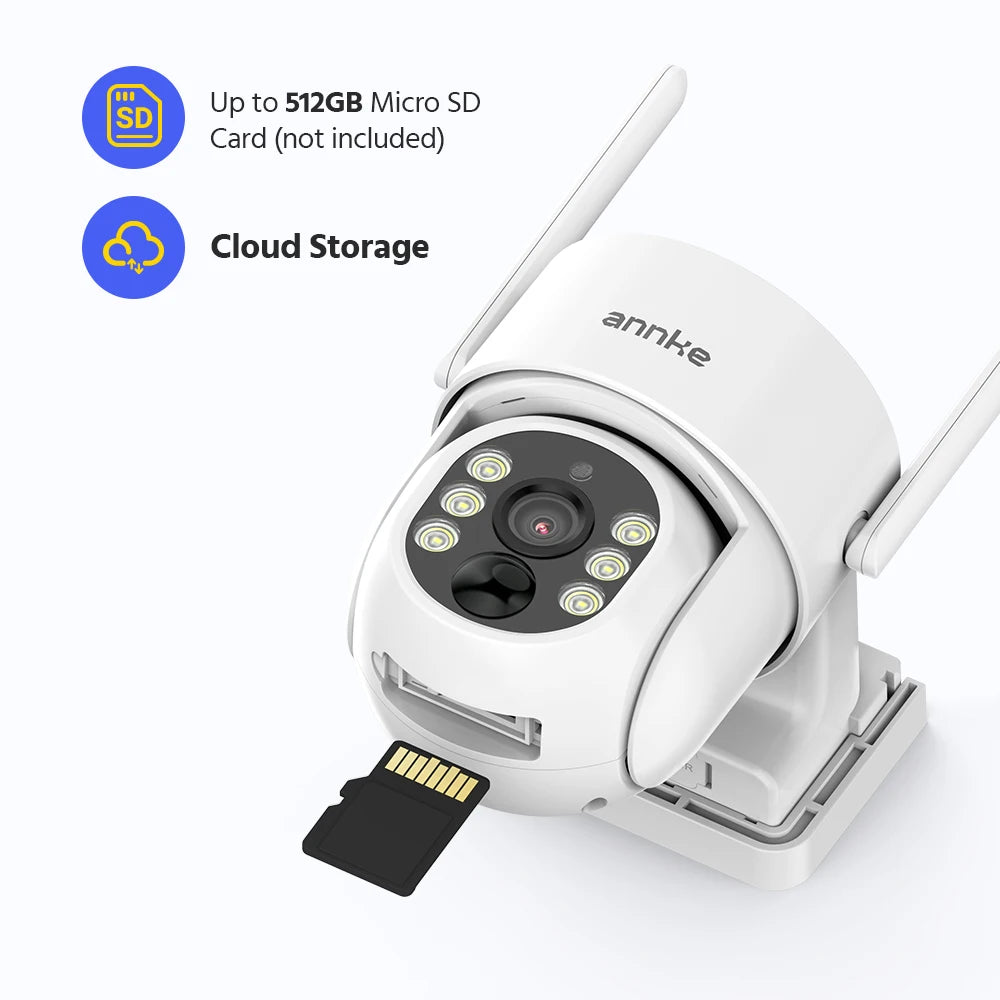 4MP Solar Wireless Outdoor Security Camera System