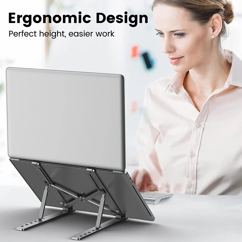 Folding Aluminium Laptop Stand