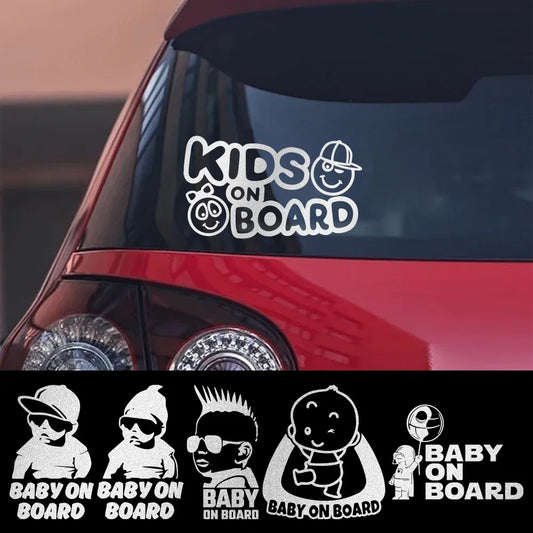Baby on Board Nalepka za avto Avto okensko steklo DIY Smešno Baby In Car Vinyl Decal Personalizirana dekoracija Zunanji dodatki