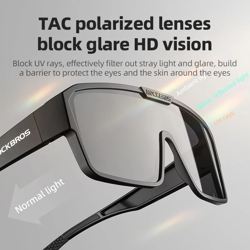 Polarized Cycling Sunglasses with Myopia Frame TR90 Sport Goggles